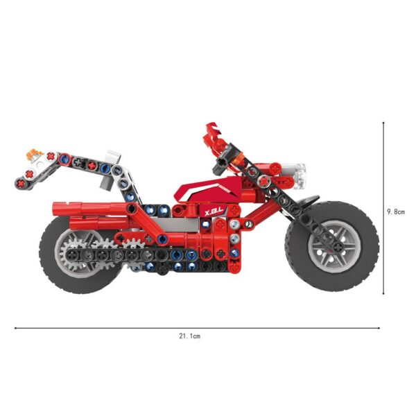COGO® 5809 | lego-technic-kompatibilis építőjáték | 300 db építőkocka | Motorbicikli - Image 5