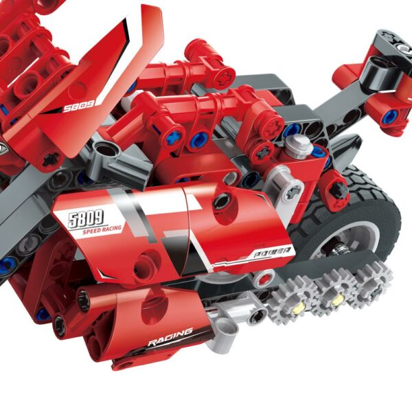 COGO® 5809 | lego-technic-kompatibilis építőjáték | 300 db építőkocka | Motorbicikli - Image 3
