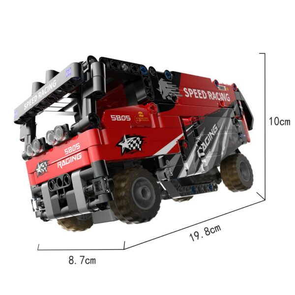 COGO® 5805 | lego-technic-kompatibilis építőjáték | 339 db építőkocka | Versenykamion - Image 5