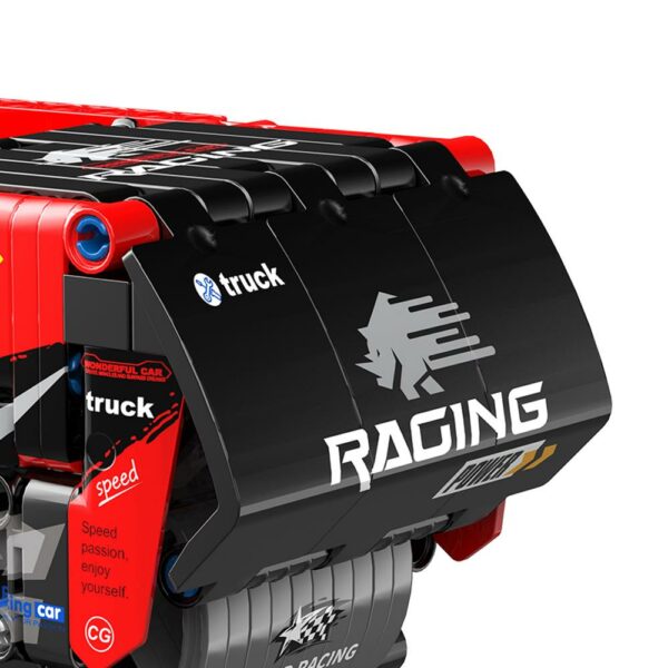 COGO® 5805 | lego-technic-kompatibilis építőjáték | 339 db építőkocka | Versenykamion - Image 3