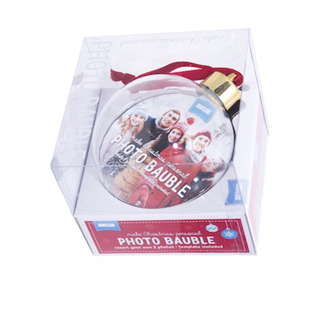 Shot2Go Fényképtartós, Gömb Alakú Karácsonyfadísz