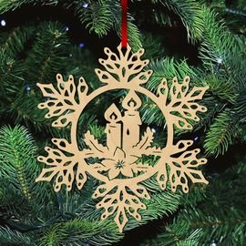Fa karácsonyfadísz - 5db - Image 24