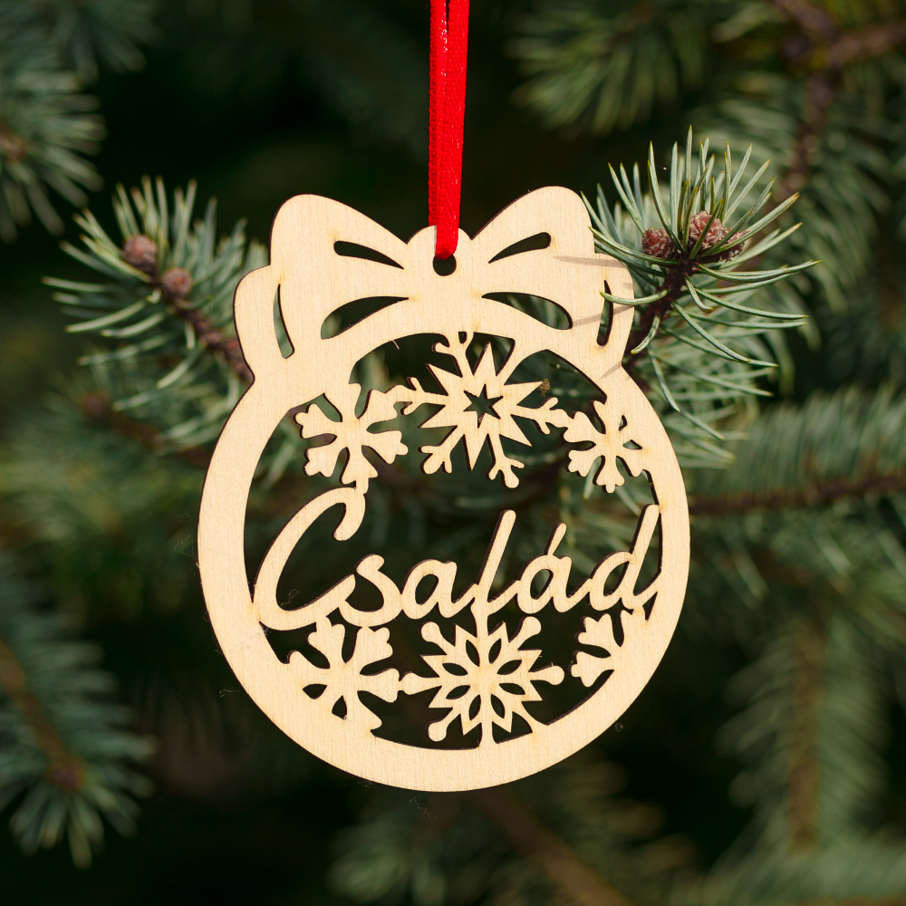 Fa karácsonyfadísz - 5db - Image 10