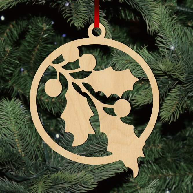 Fa karácsonyfadísz - 5db - Image 12