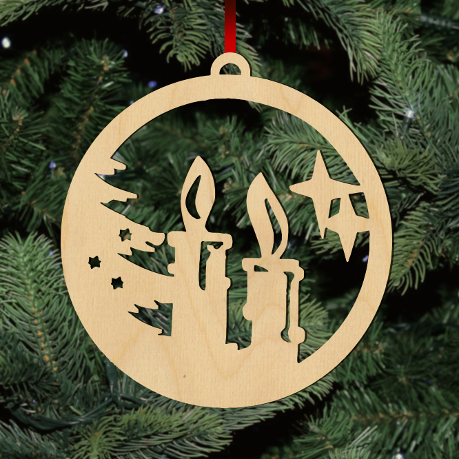 Fa karácsonyfadísz - 5db - Image 14