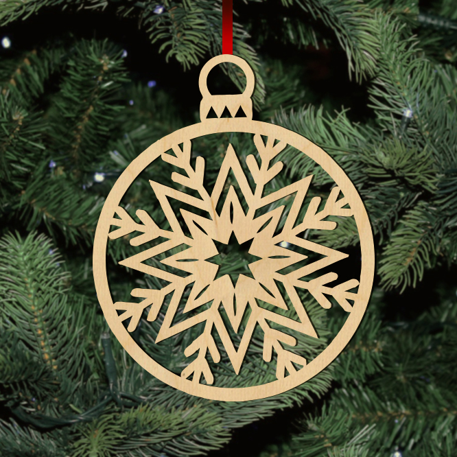 Fa karácsonyfadísz - 5db - Image 21