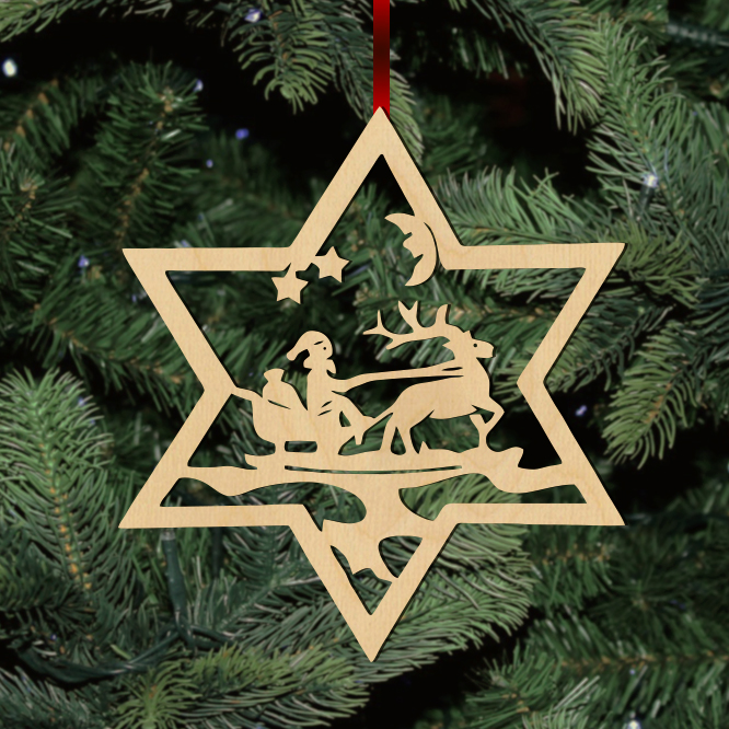 Fa karácsonyfadísz - 5db - Image 26