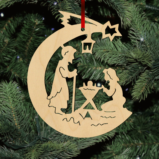 Fa karácsonyfadísz - 5db - Image 30