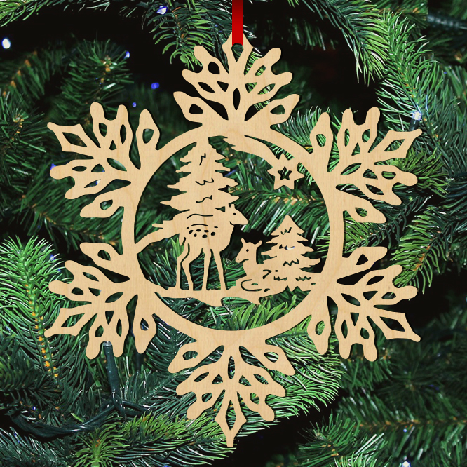 Fa karácsonyfadísz - 5db - Image 32
