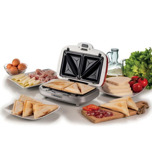 Ariete 1972.RD Party Time 3:1 szendvics-, muffin és fánksütő, piros - Image 3