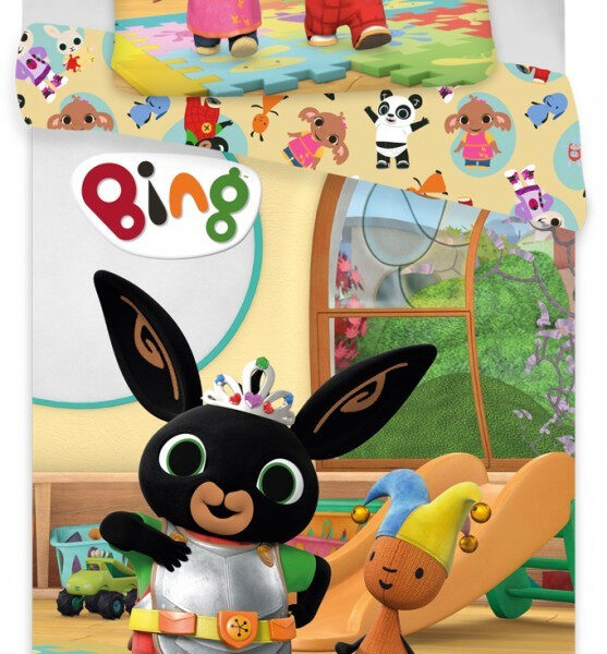 Bing Play gyerek, ovis ágyneműhuzat 100×135cm, 40×60 cm