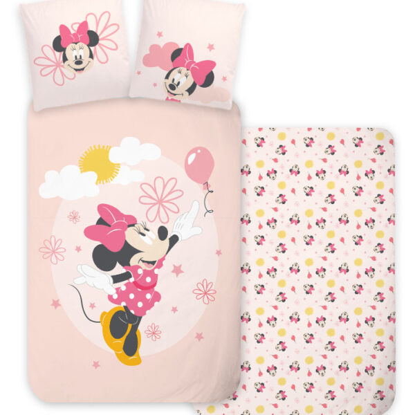 Disney Minnie Fly gyerek, ovis ágyneműhuzat 100×135 cm, 40×60 cm