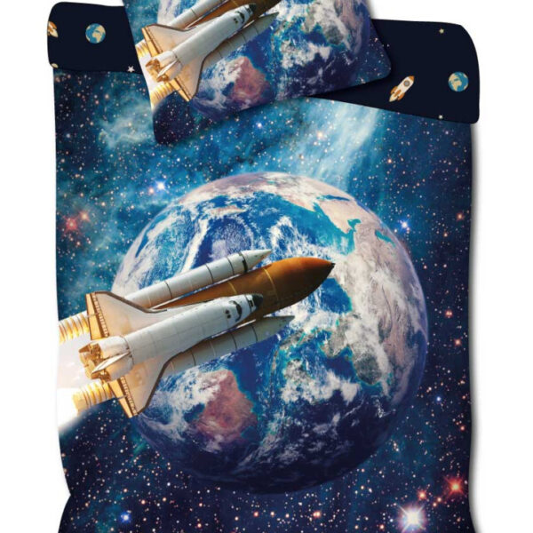 Űrhajós Galactic Explorer ágyneműhuzat 140×200cm, 70×90 cm