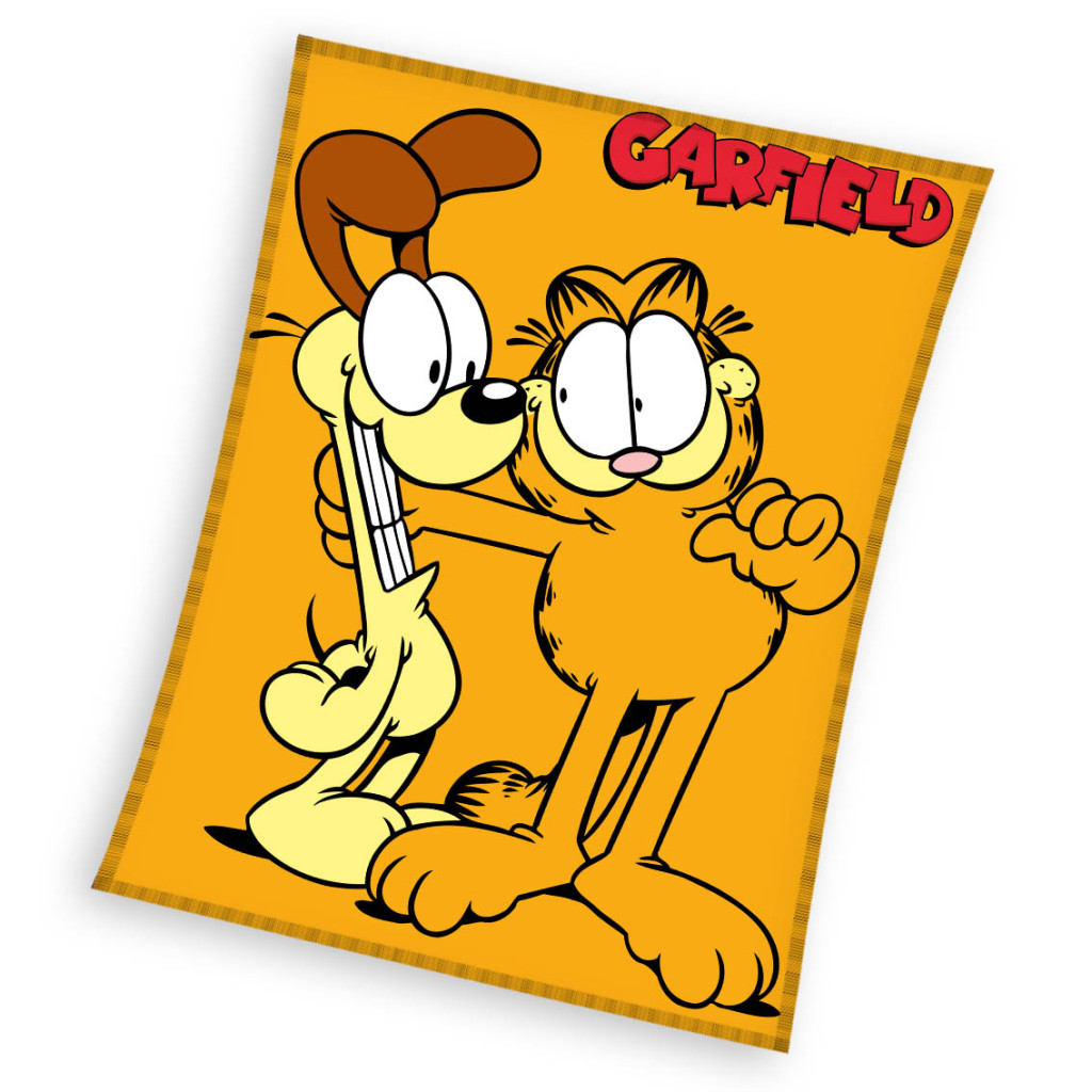 Garfield Lazy Days coral fleece polár takaró 150x200cm