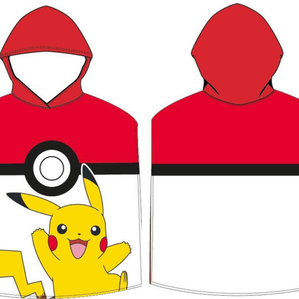 Pokémon Pokeball strand törölköző poncsó 50x115 cm