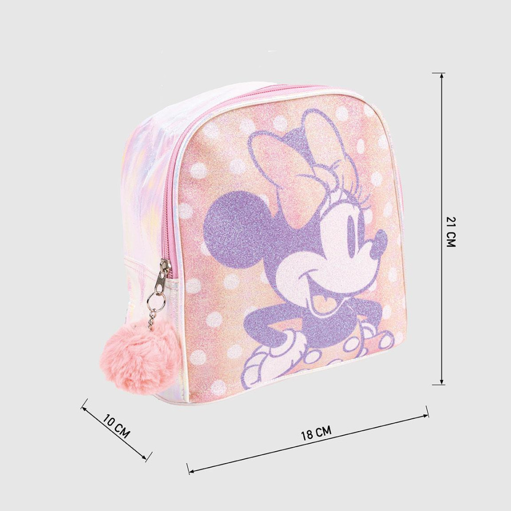 Disney Minnie Dots hologrammos hátizsák, táska 21 cm - Image 4