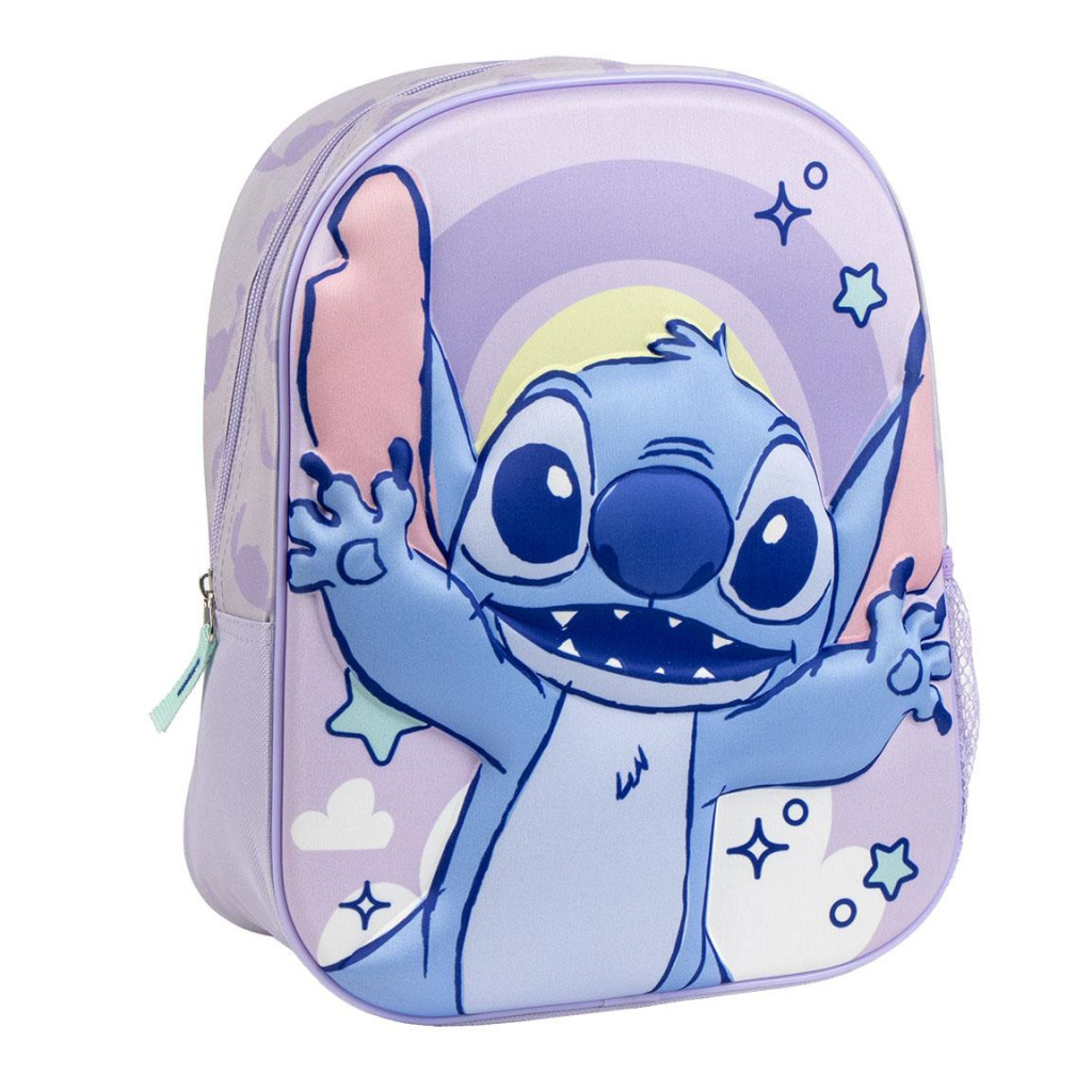 Disney Lilo és Stitch, A csillagkutya Cosmic 3D hátizsák, táska 31 cm