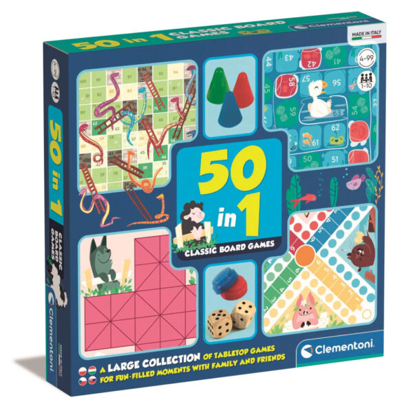 Klasszikus Game Night játékgyűjtemény 50 az 1-ben