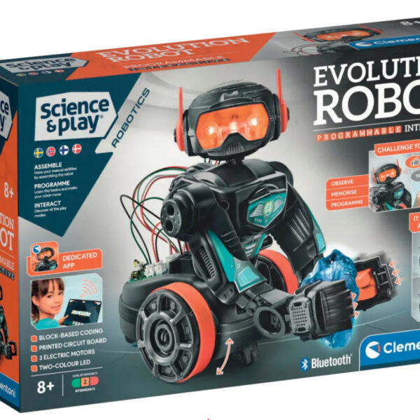 Programozható játékrobot Evolution Robot Clementoni