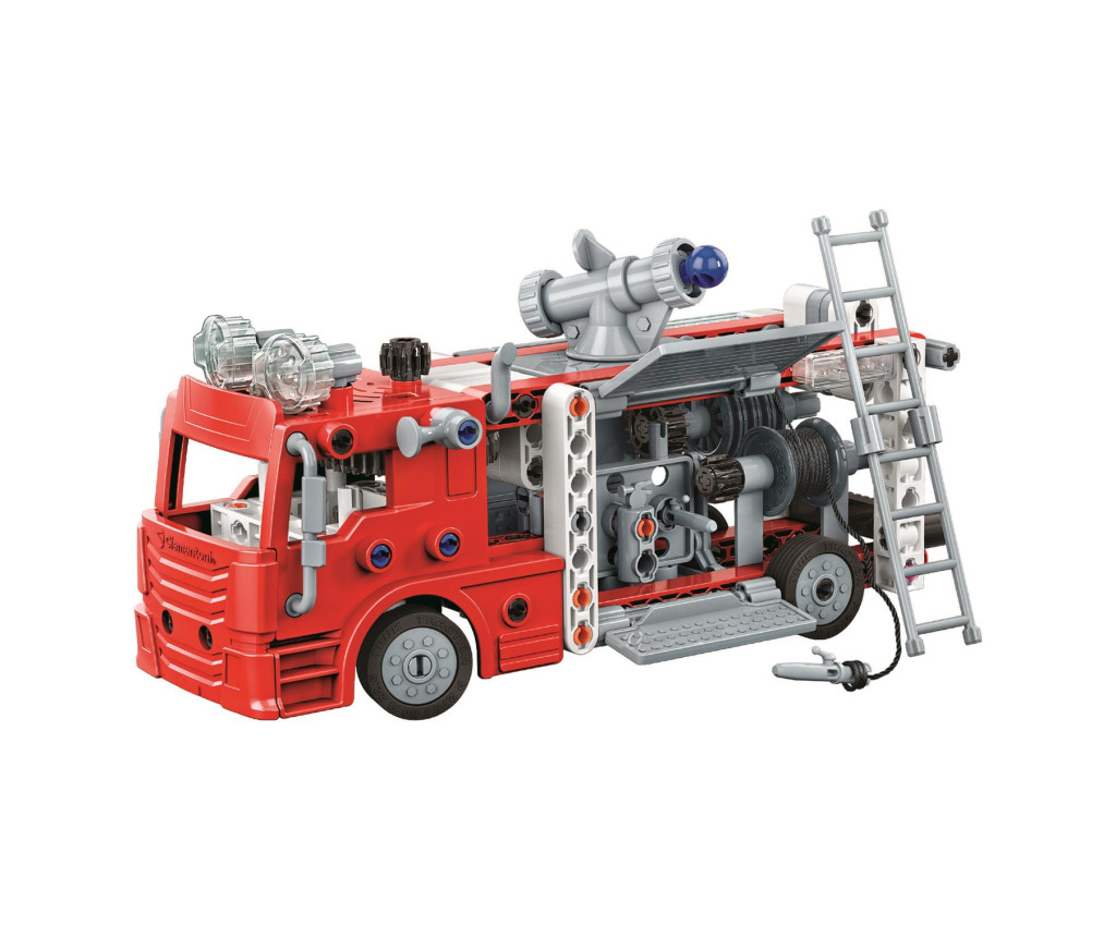 Tűzoltóautó Mechanics 2 az 1-ben építőjáték Clementoni - Image 2