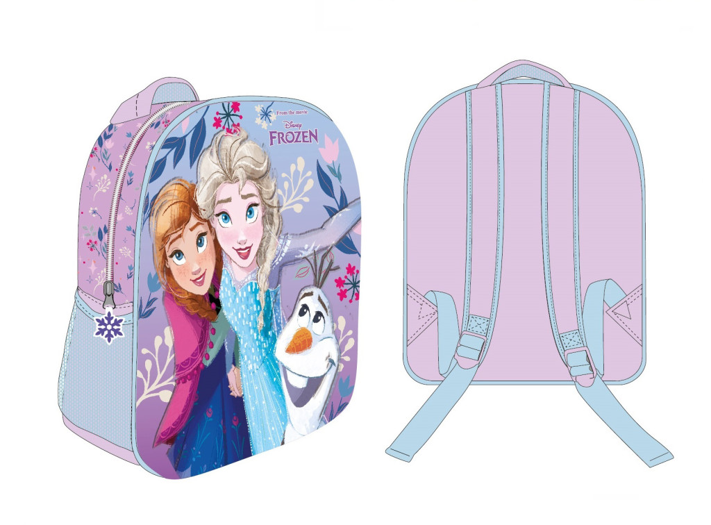Disney Jégvarázs Sisters of Snow Deluxe 3D hátizsák, táska 30 cm