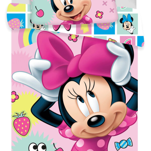 Disney Minnie Tidy gyerek, ovis ágyneműhuzat 100×135 cm, 40×60 cm