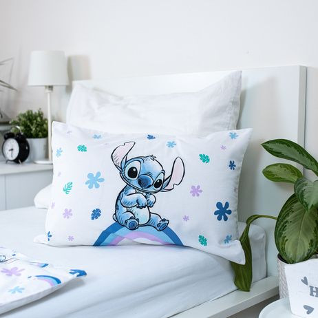 Disney Lilo és Stitch, A csillagkutya Rainbow gyerek, ovis ágyneműhuzat 100×135 cm, 40×60 cm - Image 4