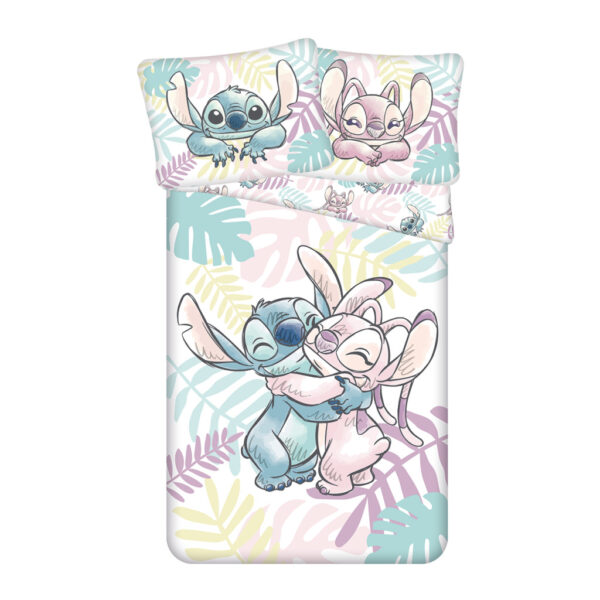 Disney Lilo és Stitch, A csillagkutya Leaves ágyneműhuzat 140×200cm, 70×90 cm