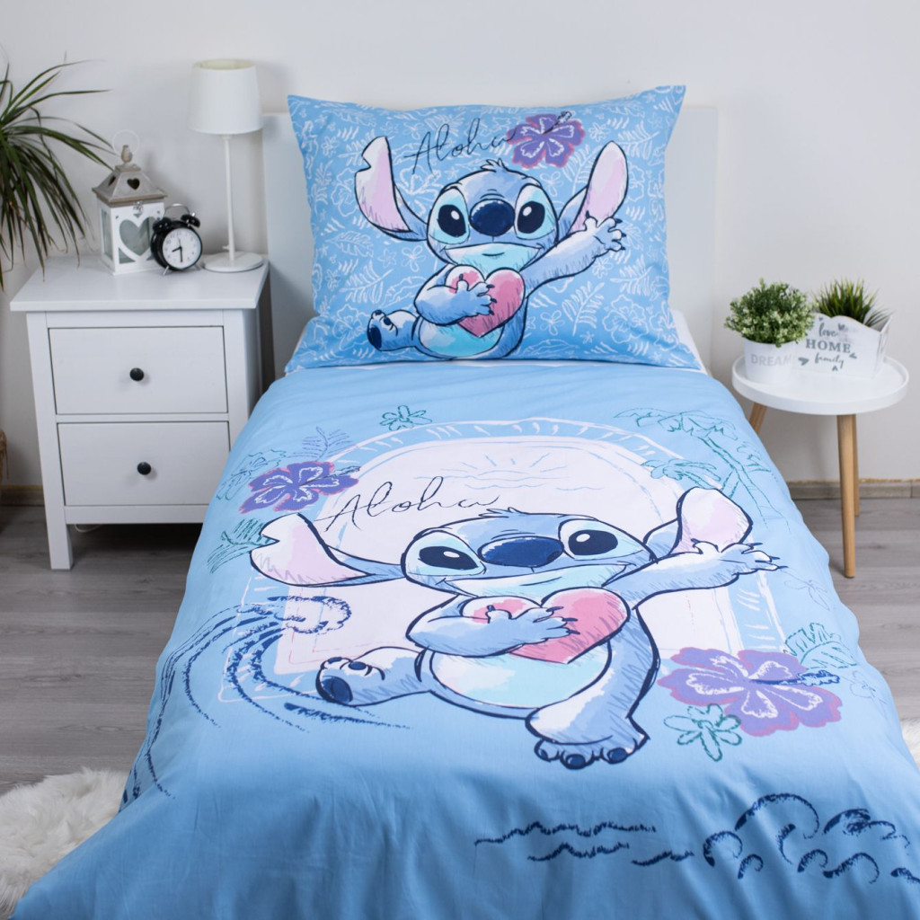 Disney Lilo és Stitch, A csillagkutya Wave ágyneműhuzat 140×200cm, 70×90 cm - Image 2