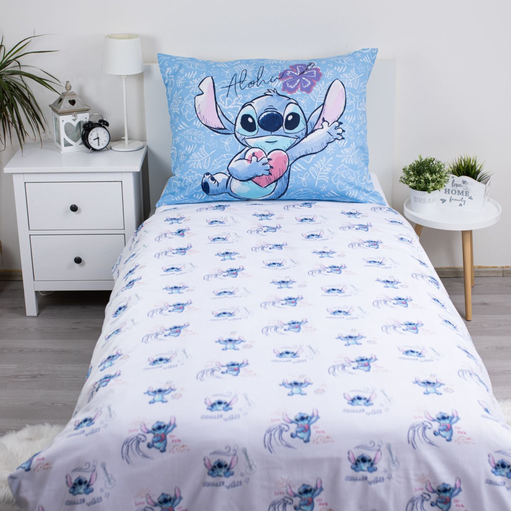 Disney Lilo és Stitch, A csillagkutya Wave ágyneműhuzat 140×200cm, 70×90 cm - Image 3