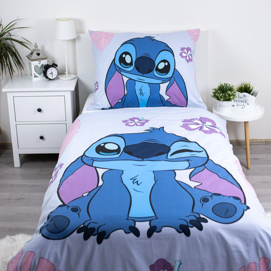 Disney Lilo és Stitch, A csillagkutya Cute ágyneműhuzat 140×200cm, 70×90 cm - Image 2