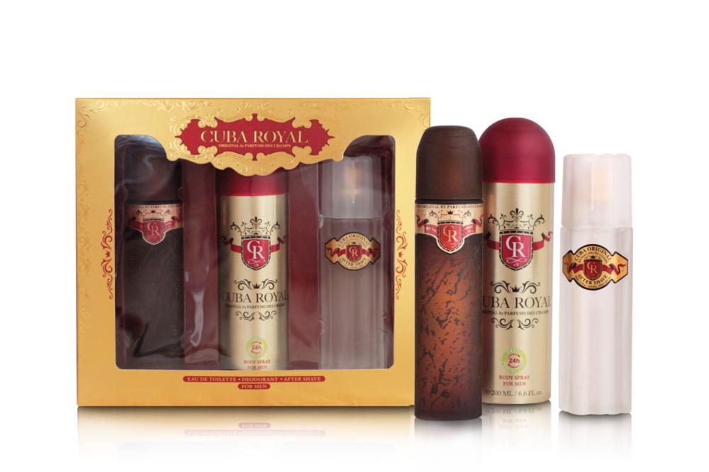 Cuba Royal férfi 3db-os díszdoboz (100ml edt + 100ml after shave + 200ml dezodor)