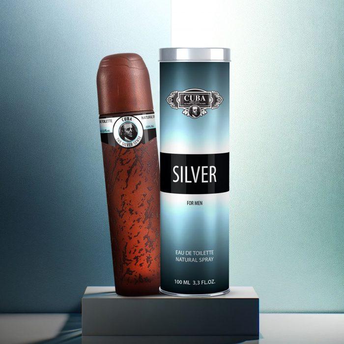 Cuba Silver férfi parfüm EDT 100ml - Image 2